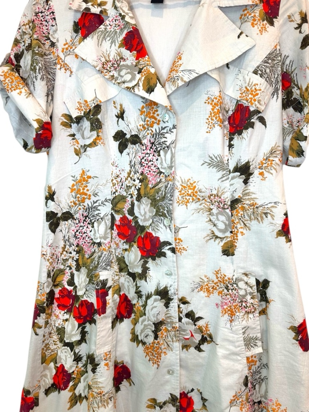 Laundry Shelli Segal Button Up Floral Dress - Picture 3 of 4